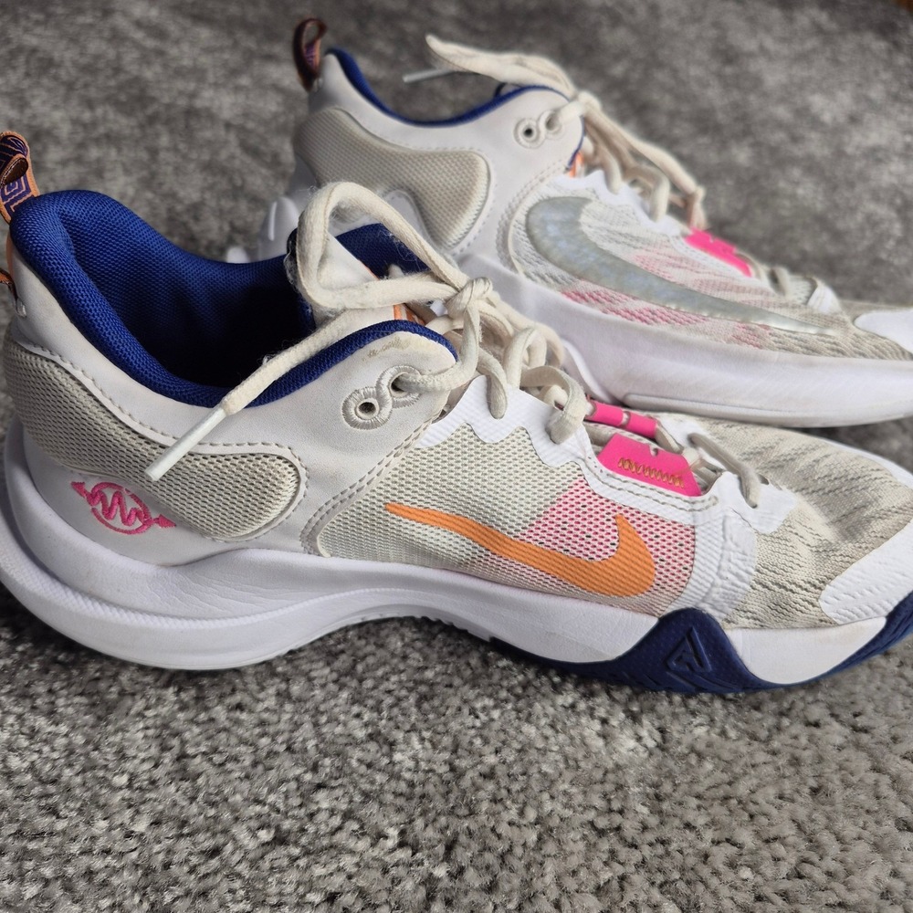 Nike Giannis Immortality 3 Basketball Shoes‎ White Blue Pink DQ1943-102 7Y
